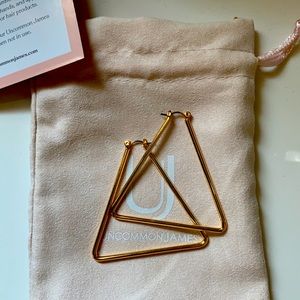 Uncommon James gold large chemistry earrings